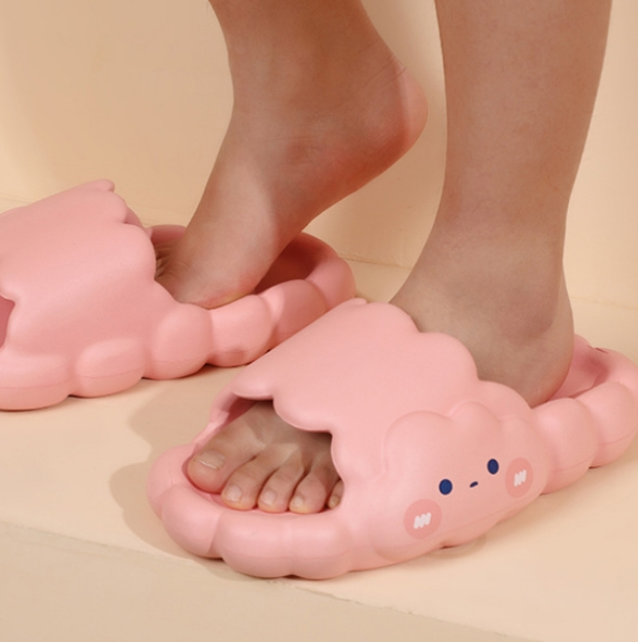 구름모양슬리퍼 귀여운욕실화 뚱카롱슬리퍼 - 메인 이미지