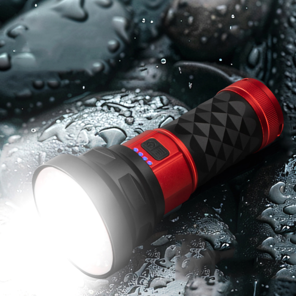 CS9000 LED 손전등 충전식 C타입 휴대용 써치라이트 C타입 장거리 후레쉬 랜턴