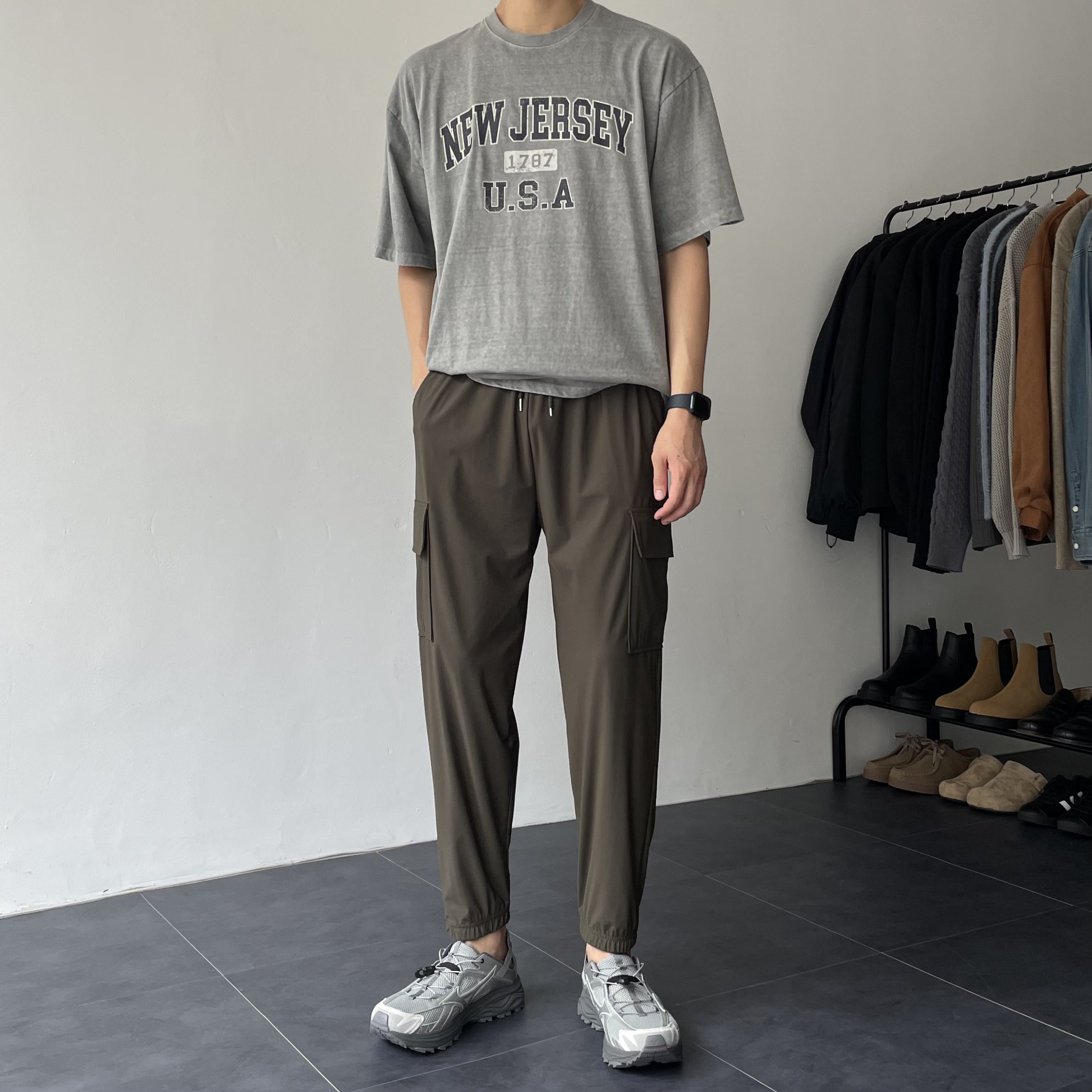 카고조거팬츠 여름카고바지 남자냉장고바지 쿨링조거팬츠 - 상세 이미지 4