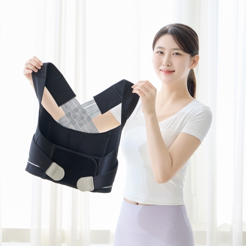 자세교정밴드 벨트 등 교정기 라운드숄더 어깨 바른자세 목 척추 말린 굽은 체형 허리