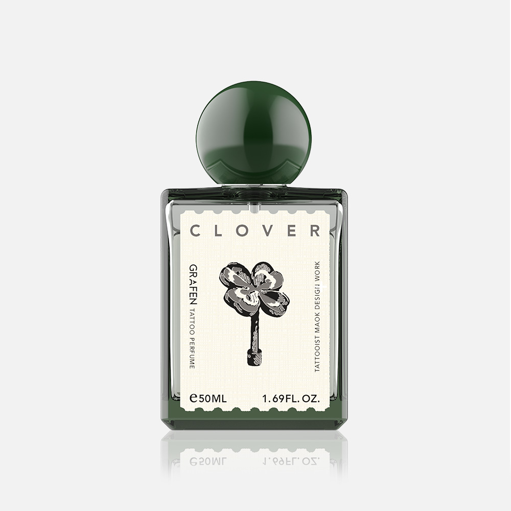 [기프트케이스증정] 그라펜 8시간지속 타투 퍼퓸 클로버(바질그린/싱그러움), 50ml, 1개 - 상품 이미지