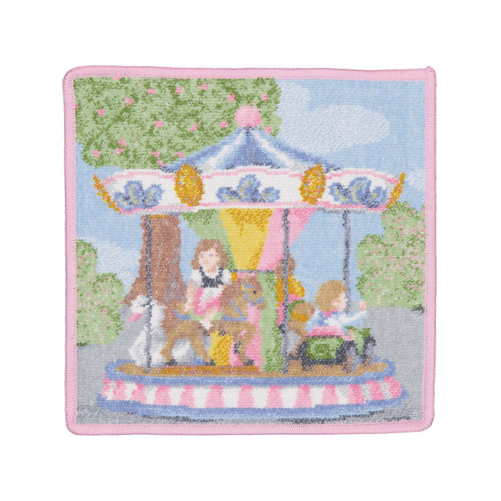 훼이라 놀이동산 페이스타월 캔디핑크 25x25cm 독일직수입 먼지없는 프리미엄 유아손수건