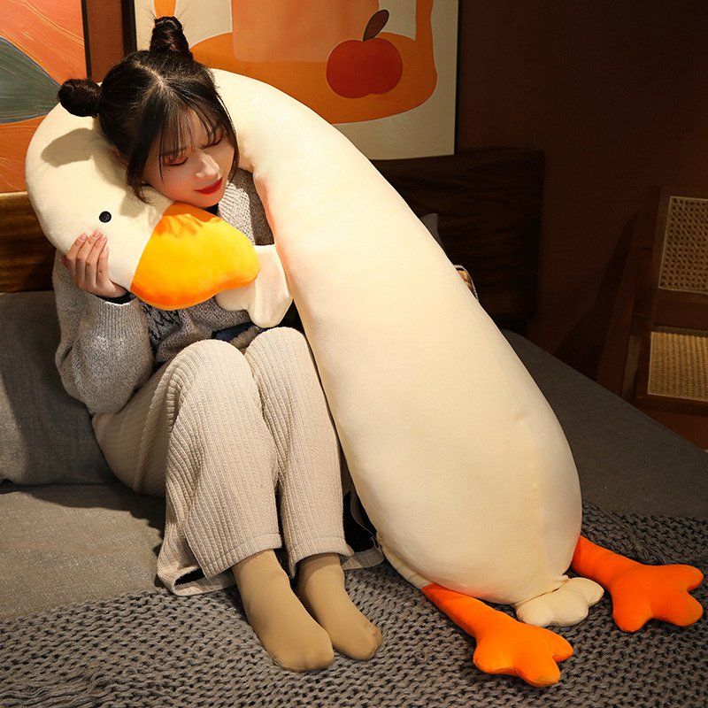 귀여운 바디필로우 오리 공룡 곰 인형 쿠션 애착 부드러운 - 상세 이미지 3