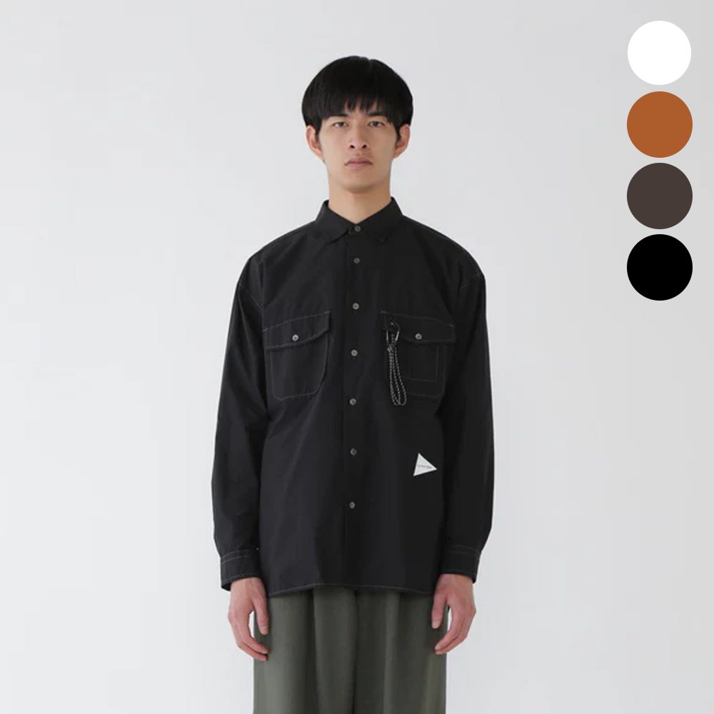 앤드원더 셔츠 CORDURA typewriter LS shirt 긴팔 5745283071 - 메인 이미지