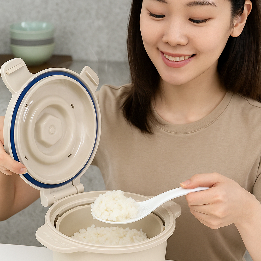 국산 저당밥솥 전자레인지 밥솥 용기 찜기 계란찜