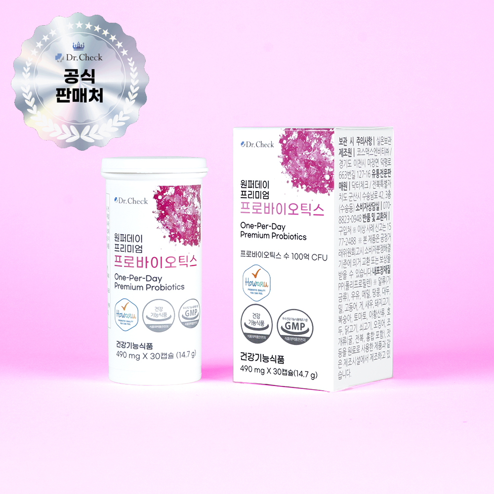 닥터체크 원퍼데이 프리미엄 프로바이오틱스 30캡슐, 1개 - 상세 이미지 2