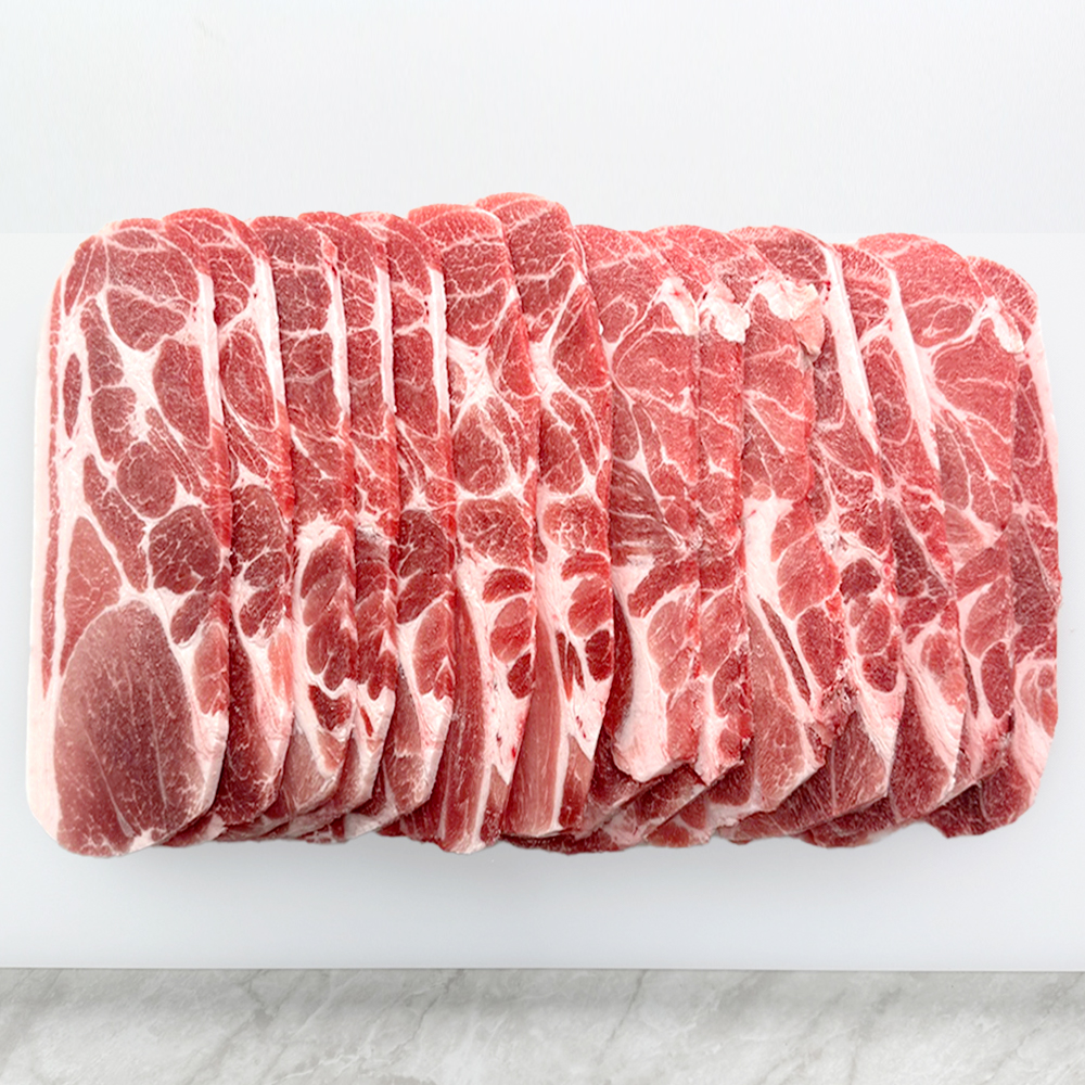 바라던 목살 많은 돼지고기 대용량 목전지 구이 제육 2kg 왕목살 미국산 이미지 2