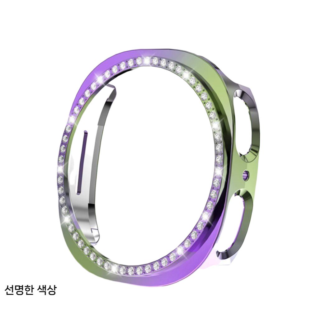 갤럭시 워치8 클래식 울트라 액정 케이스 다이아몬드 베젤 도금 커버 - 상세 이미지 2