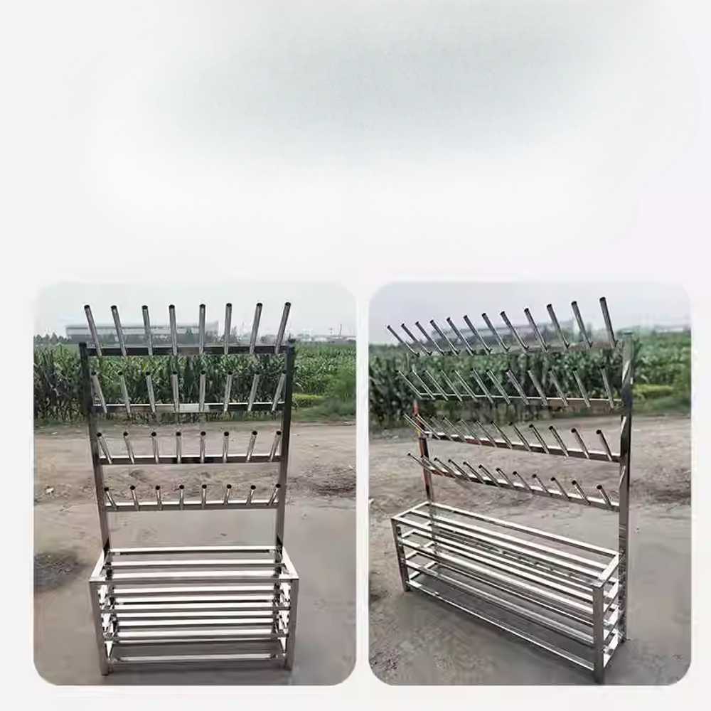 장화 정리대 걸이형 스탠드 신발 건조 스테인리스 201소재 10쌍(80x140cm) - 상세 이미지 4