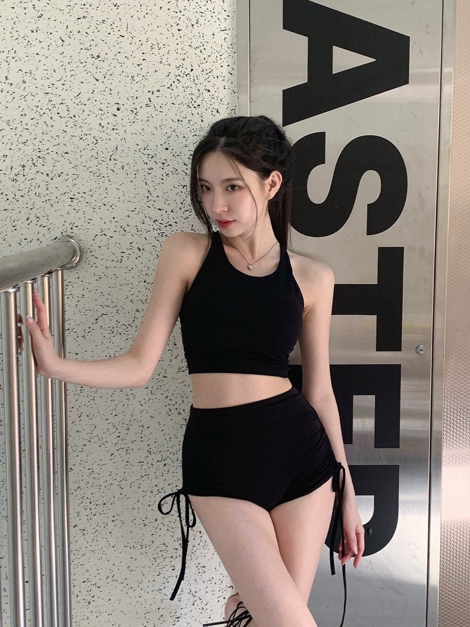 스포츠브라 노와이어 브라탑 여름 브라렛 운동 크롭 이너 - 상세 이미지 4