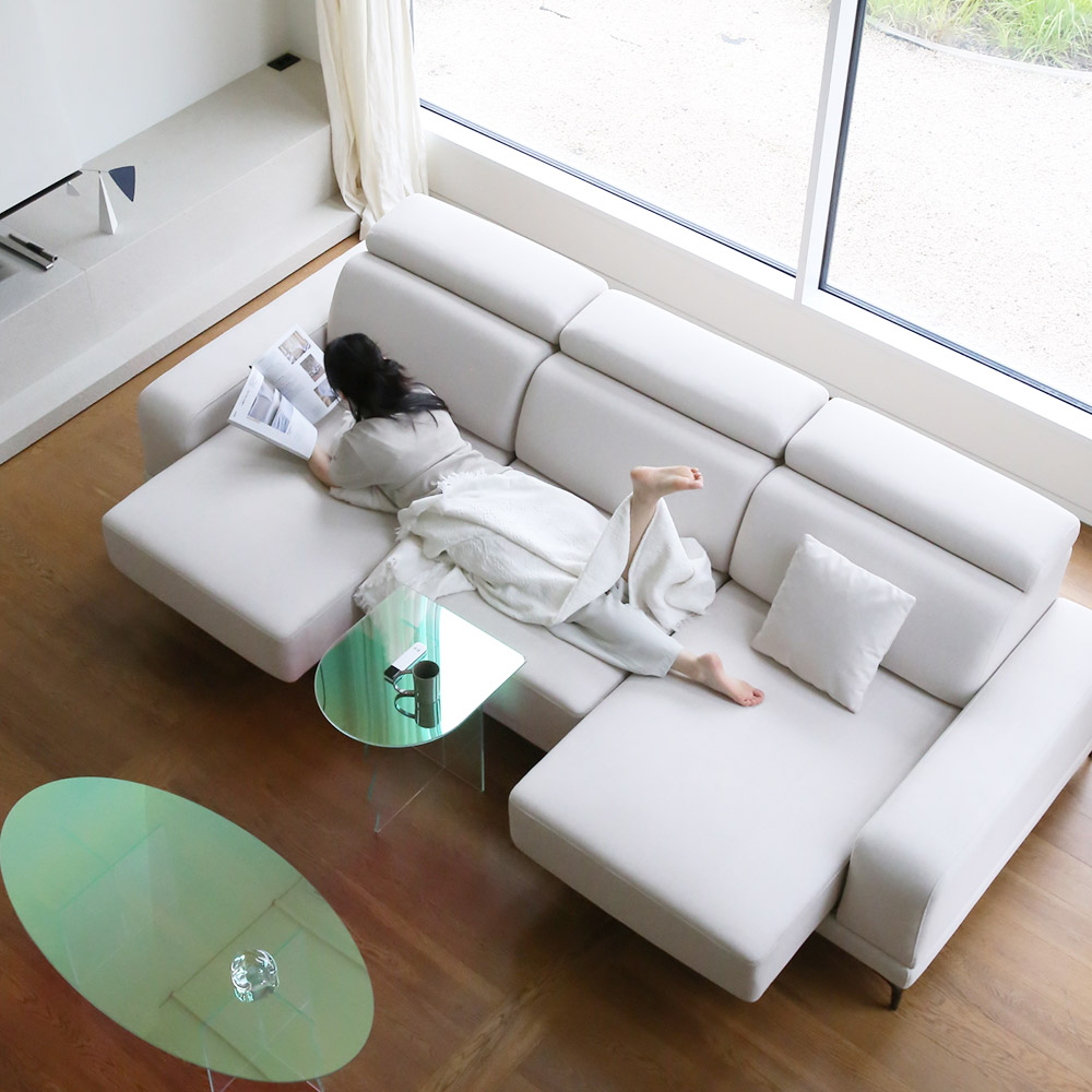 누보 3세대 리클라이너 슬라이딩 모션 무빙 쇼파 메리원단 3인/4인 소파