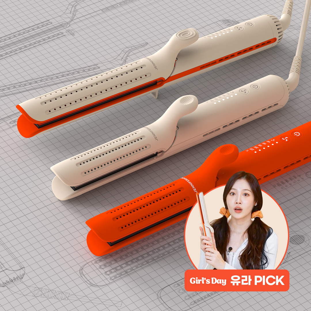 제니퍼룸 에어 쿨링 펌 고데기 봉고데기 판고데기 2in1 매직기 뿌리볼륨 오트밀 JRG-CI3601OM