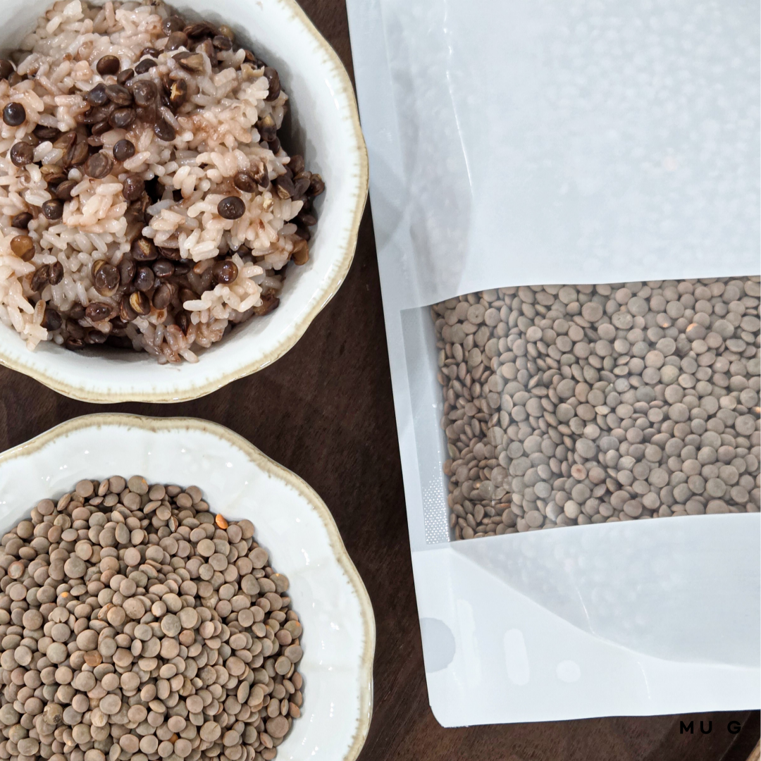 부드럽고 담백한 브라운 렌틸콩 1kg, 3개 - 상품 이미지