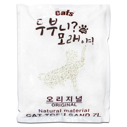 더캣츠 먼지없는 두부니모래야 고양이응고형모래 녹차향, 7L, 1개