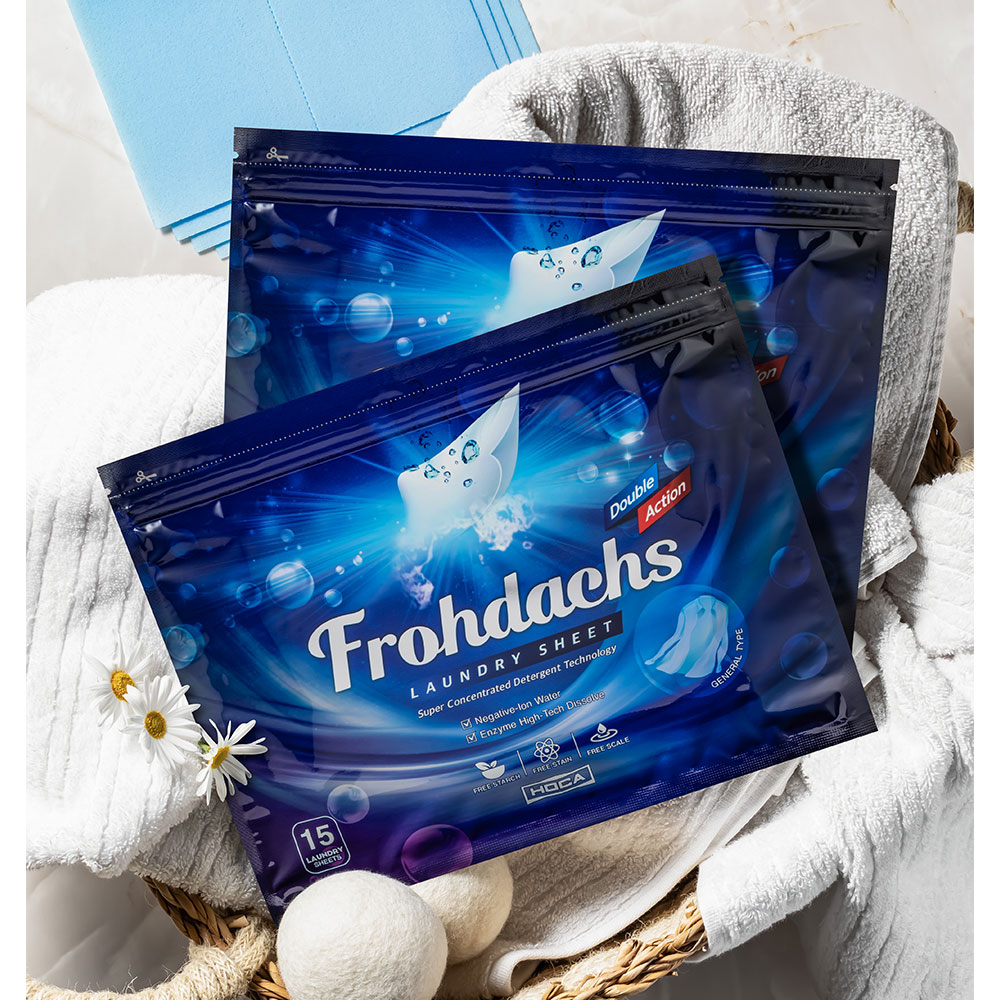 잘녹는 세탁세제 프로닥스 고농축 시트세제 종이세제 150매(30매x5팩)/통돌이 드럼세탁기 공용