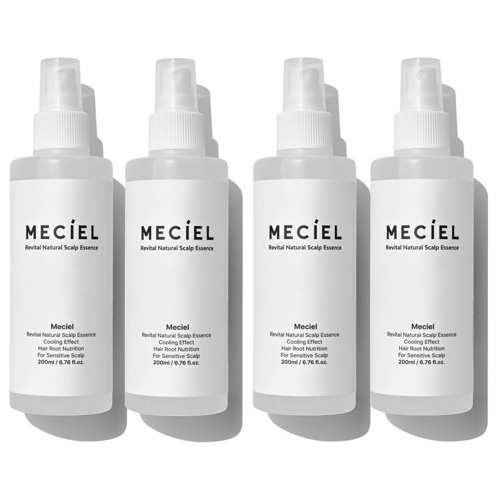 메시엘 두피토닉 에센스 헤어 영양제 맥주효모 세럼 쿨링 약산성 진정 비듬 무향, 200ml, 4개