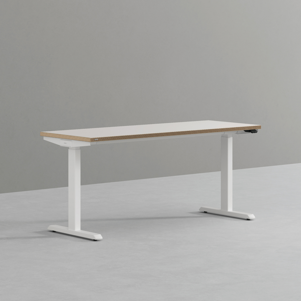 데스커 모션데스크 스마트 1600x600mm, 화이트 - 상품 이미지