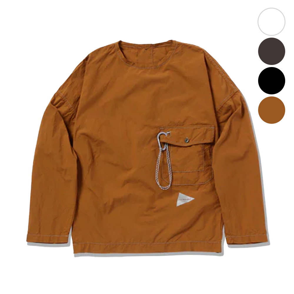 앤드원더 티셔츠 CORDURA typewriter LS pullover (W) 긴팔 5745283072 - 상품 이미지