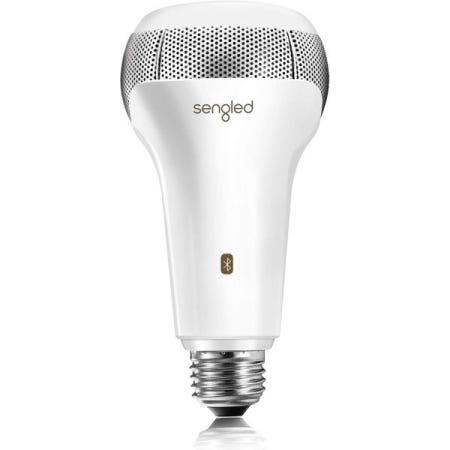 [해외]Sengled Solo JBL 스피커 전구 듀얼 채널 디밍 가능 LED 조명 앱 제어 45W 동급 E26 스마트 타이밍 음악 전구, 블루투스 연결을 통해 Alexa와 호환