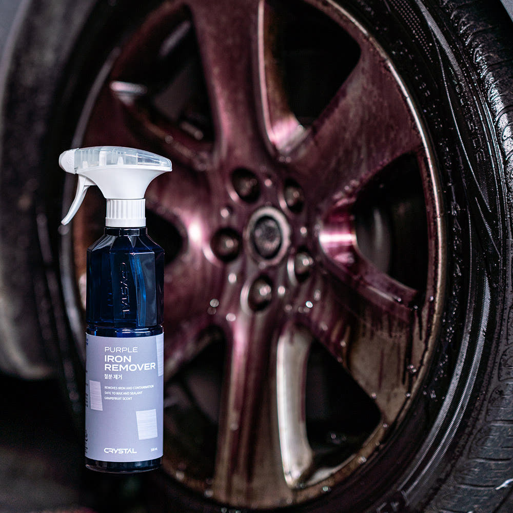 [불스원] 뉴 크리스탈 휠 도장 세정제 중성 철분제거제 500ml