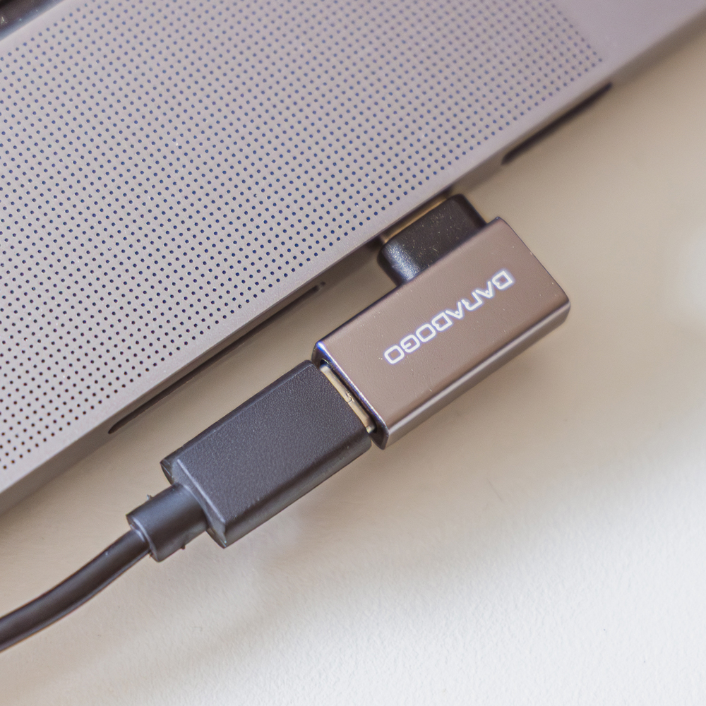 바라보고 USB4 C타입 90도 ㄱ자 변환젠더 240W 40Gbps 이미지 7