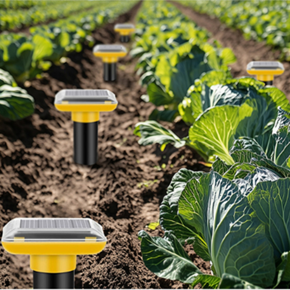 두더지퇴치기 태양광 진동 뱀퇴치기 농사 텃밭 자동 진동 2p