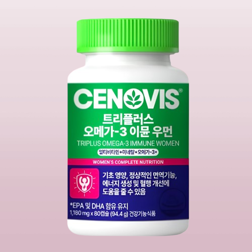 세노비스 트리플러스 오메가3 이뮨 우먼 80캡슐X2개 - 상세 이미지 2