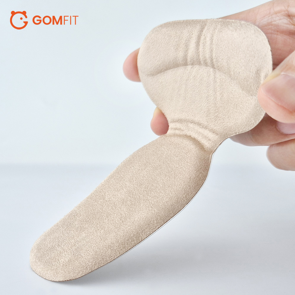 곰피트 발뒤꿈치 쿠션 까짐 방지 동시 보호 충격흡수 패드 스웨이드 남녀공용 - 상세 이미지 4