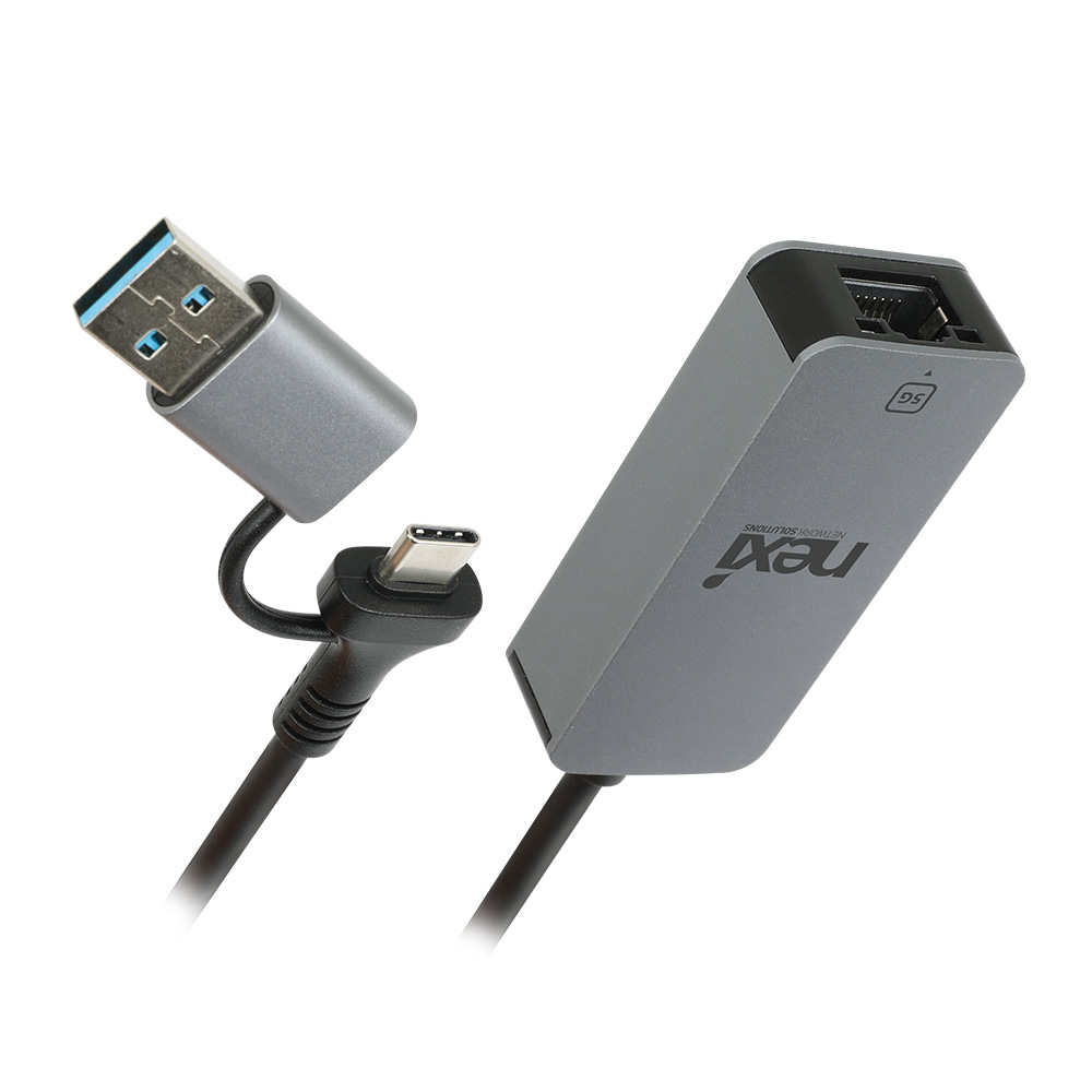 넥시 USB3.1 C타입 A타입 5G 유선랜카드 무전원 포터블 넷북 노트북 양방향 - 상세 이미지 5