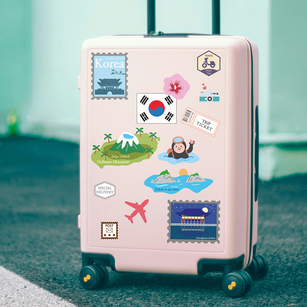 노트북 캐리어 텀블러 꾸미기 리무버블 스티커 PVC 방수 - 상세 이미지 4