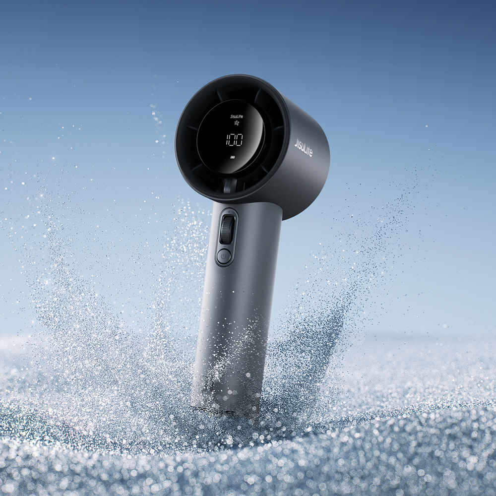 휴대용 손 선풍기 미니 에어컨 냉각 손풍기 핸디 목걸이 선풍기 Pro1S 다크 그레이