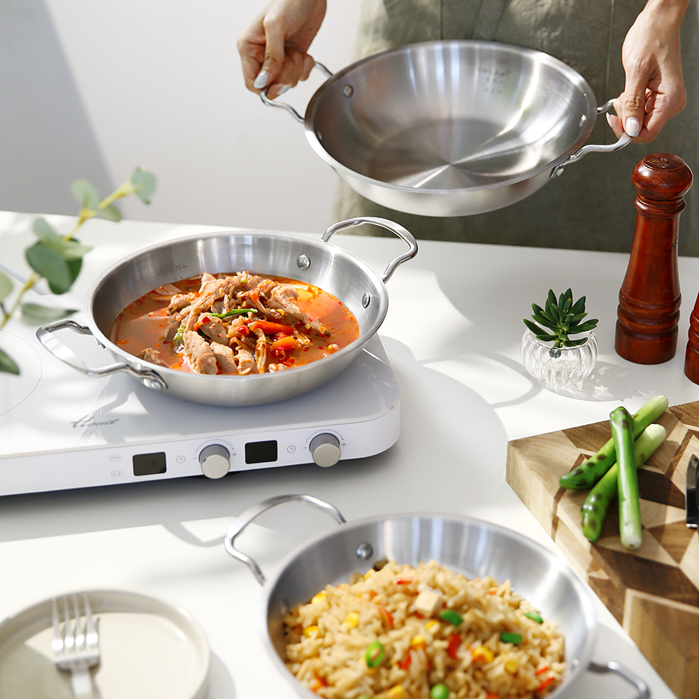 올스텐  인덕션 낮은 전골냄비 20cm