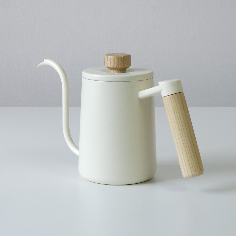 빈워크 드립포트 우드 프로 핸드드립 주전자 포트 칼리타 하리오 호환 커피 350ml, 아이보리 이미지 7