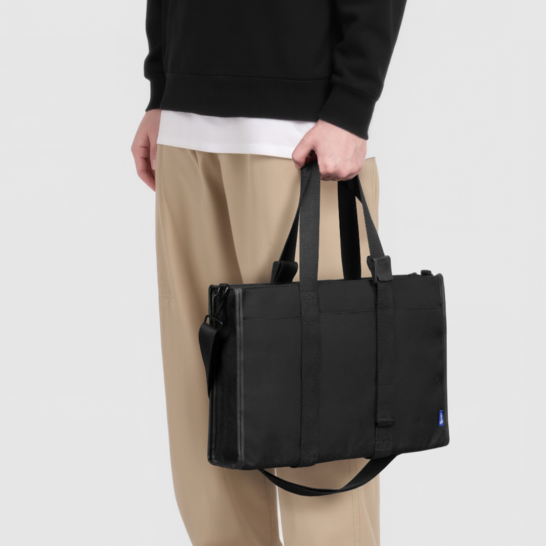 퀄팩 에센셜 토트백 331 / 남자 크로스백 서류가방 출근가방