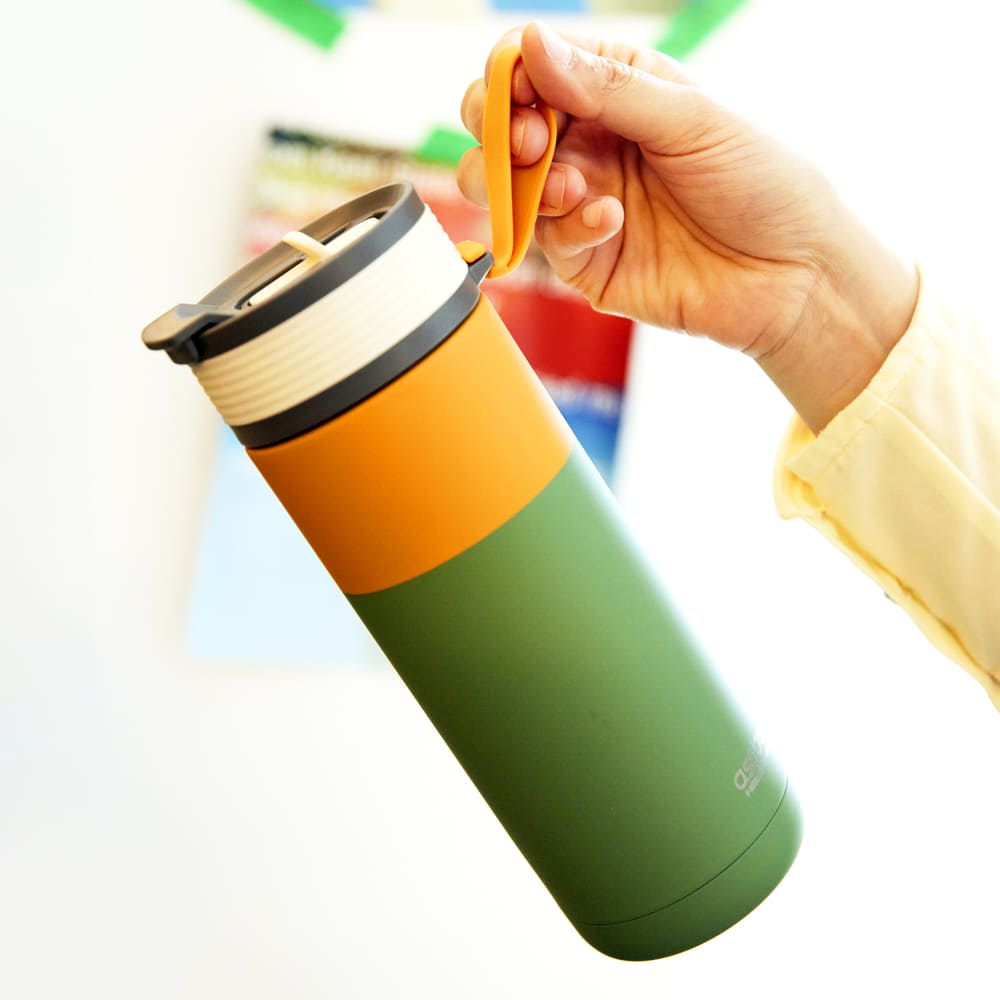 아소부 아스펜 파스텔 보온보냉 텀블러 600ml (3 colors) 세라믹 스텐 이중진공 - 상세 이미지 3