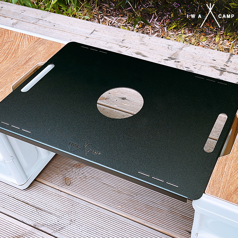 캠핑박스 폴딩 카고 토르 연장 상판 버너플레이트 거치대 테이블