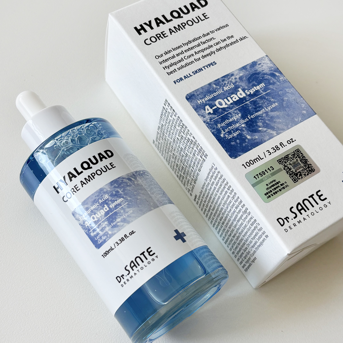 [본사정품] 상떼 히알쿼드 코어 수분 앰플 100ml - 상세 이미지 3