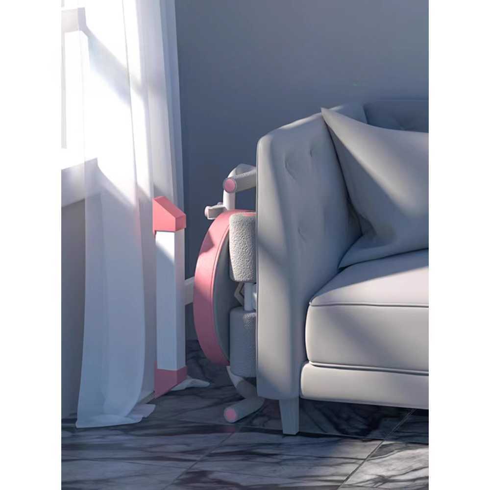복근 운동기구 접이식 싯업보드 홈트 복부 강화 벤치 핑크 - 상세 이미지 3