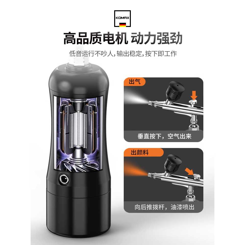 프라모델 에어브러쉬 도색 저압 페인팅 툴 도색기 2시간 0.2mm - 상세 이미지 5