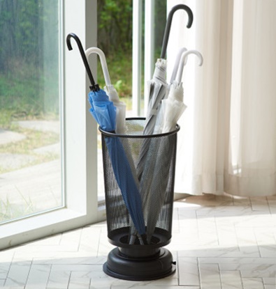 대용량 모던 우산꽂이 철제 휴지통겸용 국산 가정용 신발장 카페 장우산 단우산꽂이