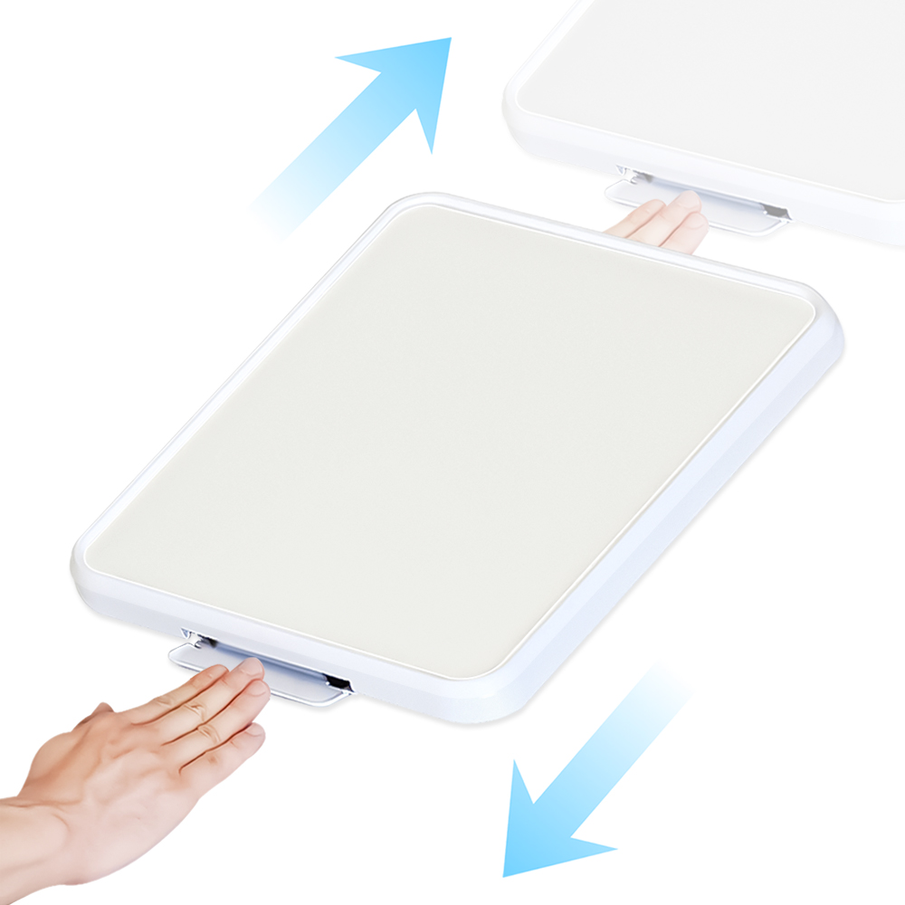 유즈베러띵 푸쉬 앤 슬라이드 주방 트레이 화이트 세로형 제품 이미지