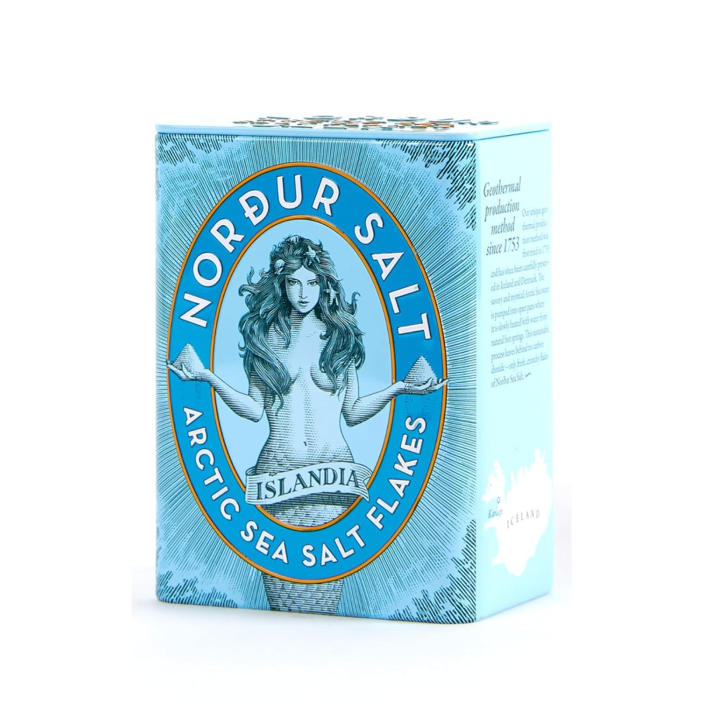덴마크 Nordur Salt 노르뒤 솔트 바다 소금 틴케이스 250g x 2개 - 상품 이미지