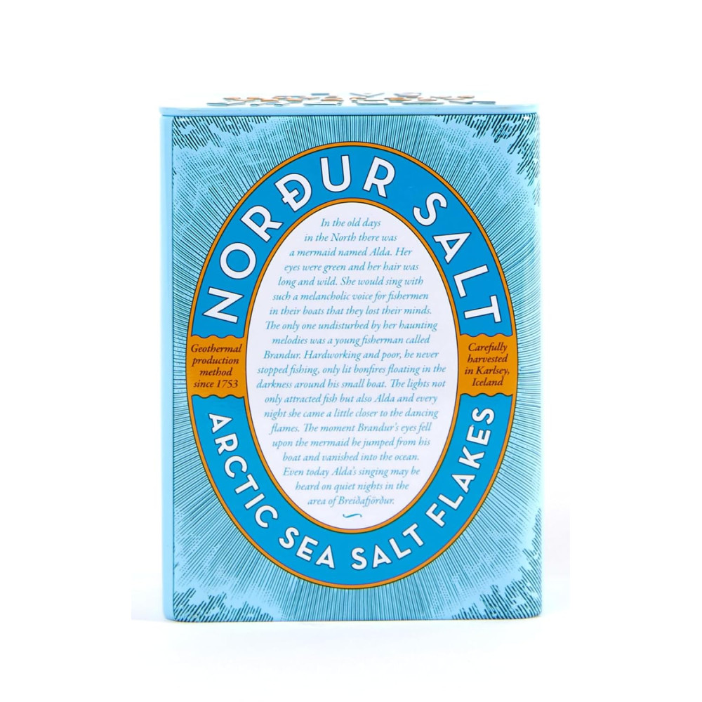 덴마크 Nordur Salt 노르뒤 솔트 바다 소금 틴케이스 250g x 2개 - 상세 이미지 4