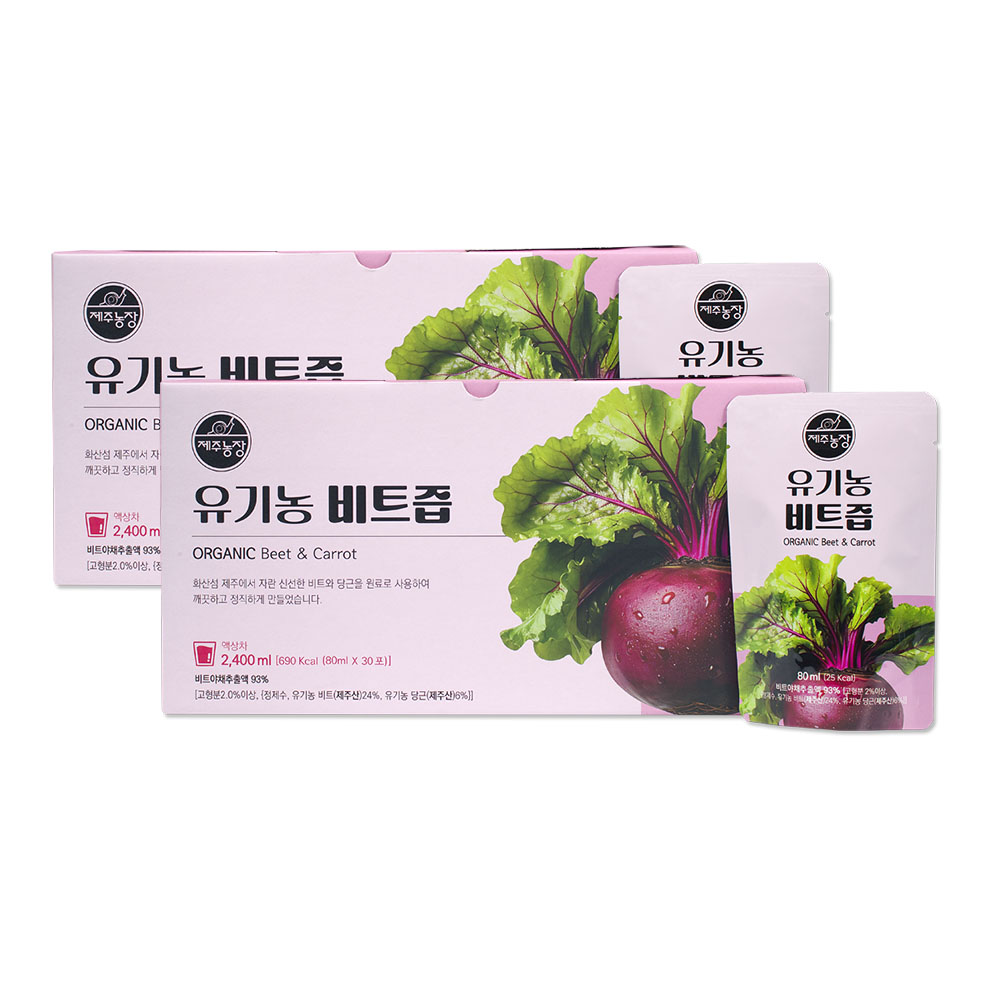 제주농장 유기농 비트즙 30포, 2개 - 메인 이미지