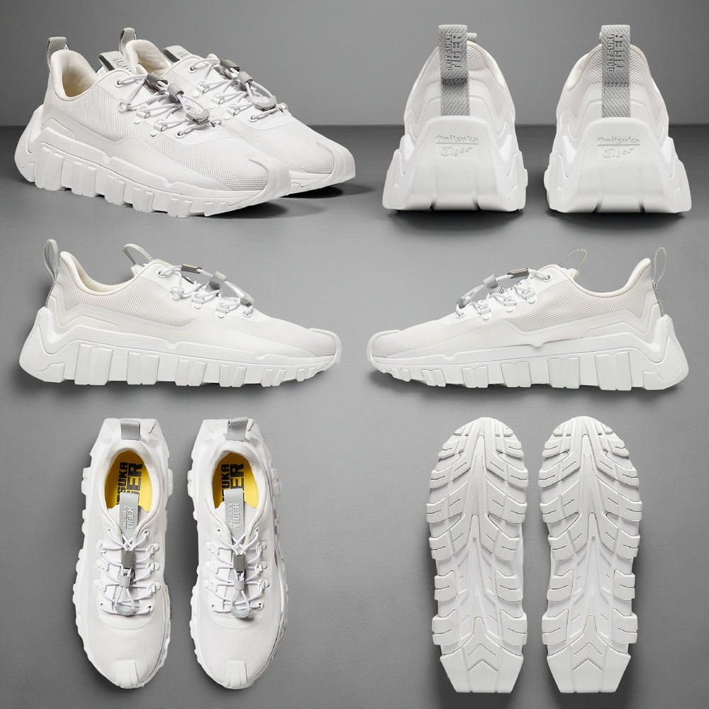 오니츠카타이거 크레스티 플렉 스니커즈 운동화 여성 1183C450 WHITE 240 - 상세 이미지 3