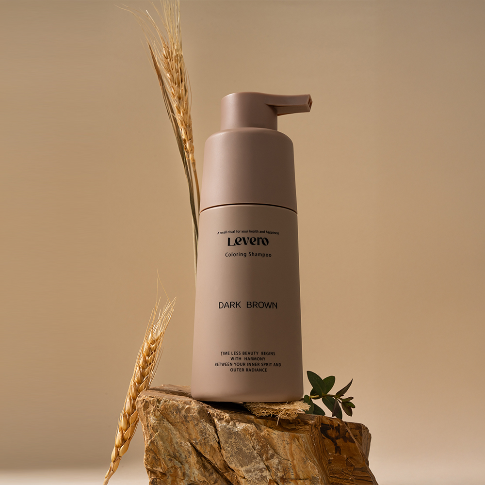 르베로 맥주효모 새치커버 염색 샴푸 다크브라운, 300ml, 3개 이미지 2