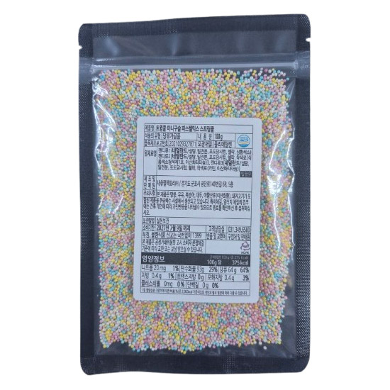 트윙클스프링클 미니구슬 파스텔믹스 100g 빼빼로데이 초콜릿만들기 토핑 컵케익 장식 - 상세 이미지 4