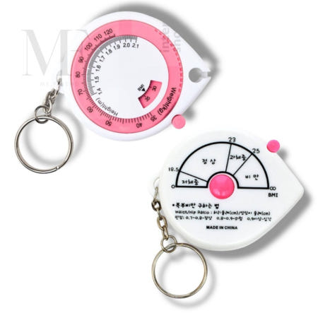 인터쇼퍼협력사OEM 마켓프렌드 고급 비만측정 줄자 1.5m 개인건강관리 간편측정도구 엉덩이둘레줄자