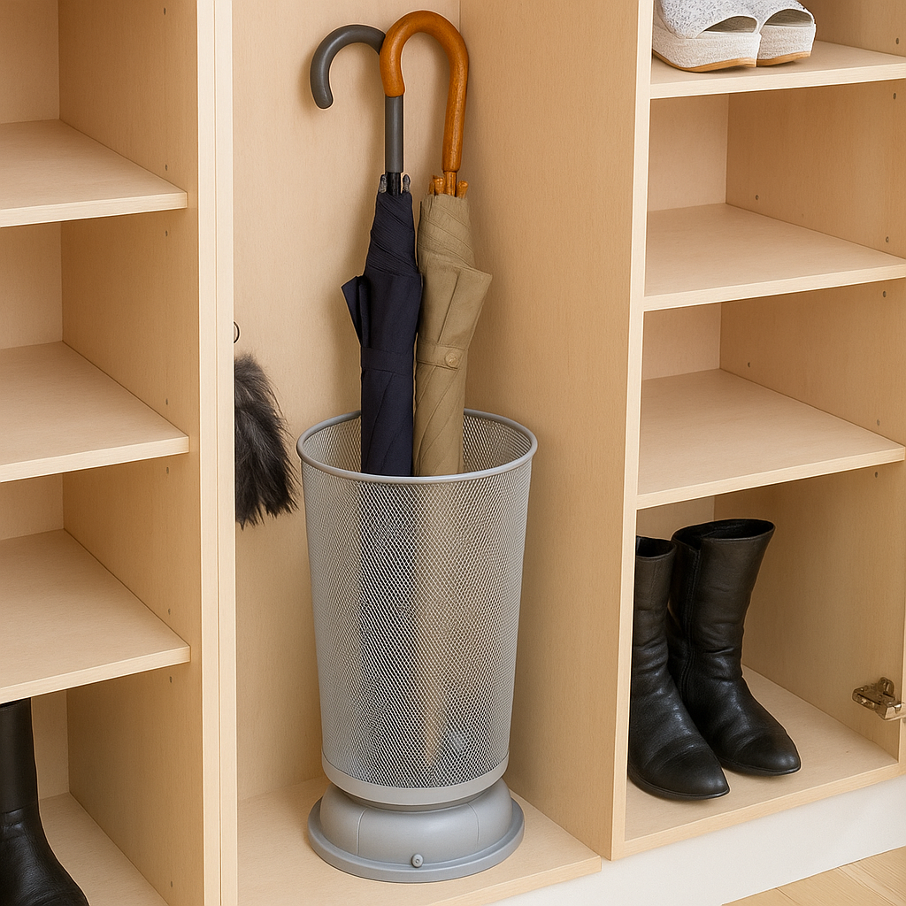 대용량 모던 우산꽂이 철제 휴지통겸용 국산 가정용 신발장 카페 장우산 단우산꽂이