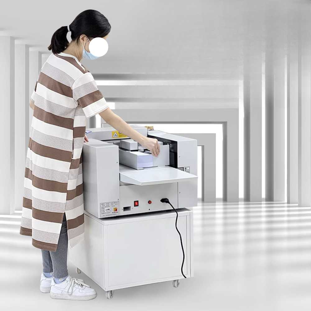 종이 자동 접지기 A4 DM 접기 홍보물 주보 제본기계 RD-350B - 상세 이미지 3